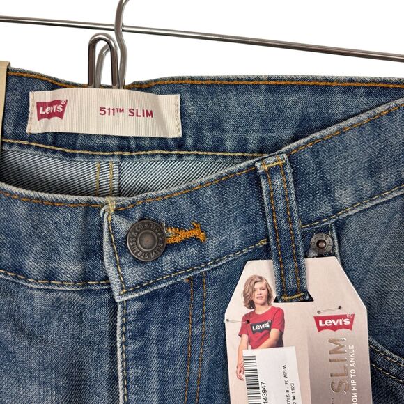 NWT Levi’s 511 Slim Jeans Boys 16, 28 x 30 - Picture 4 of 5